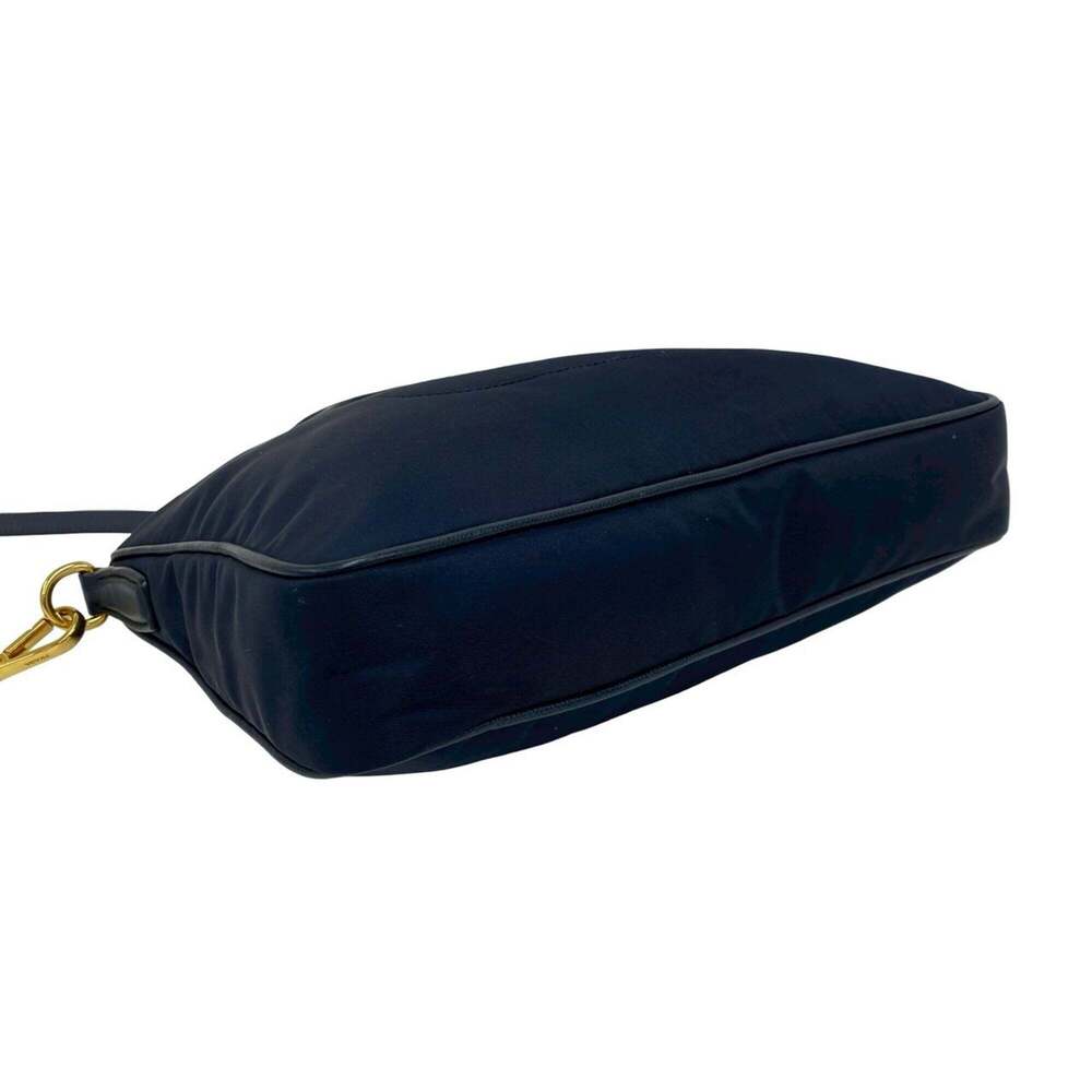 PRADA Blue Leather Saffiano Shoulder Bag - Picture 7 of 10